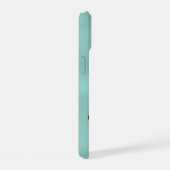 子猫と子犬、テキストの編集 iPhone 15ケース (右側面)
