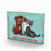 子猫と子犬 フォトブロック (右)