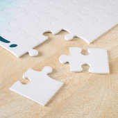 子猫と子犬、幸せなクリスマス ジグソーパズル (側面)