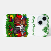 子猫と子犬、幸せなクリスマス Case-Mate iPhoneケース (裏面 (横))