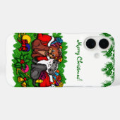 子猫と子犬、幸せなクリスマス Case-Mate iPhoneケース (裏面 (横))