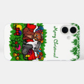 子猫と子犬、幸せなクリスマス Case-Mate iPhoneケース (裏面 (横))