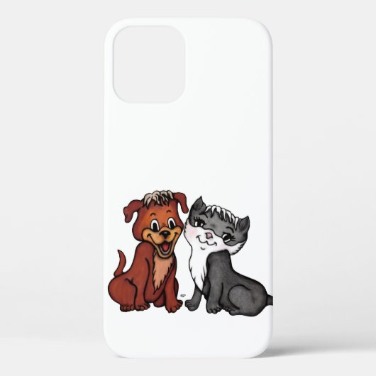 子猫と子犬 Case-Mate iPhoneケース (裏面)