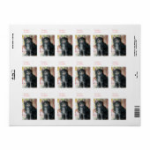 子猫と花 ラベル (フルシート)