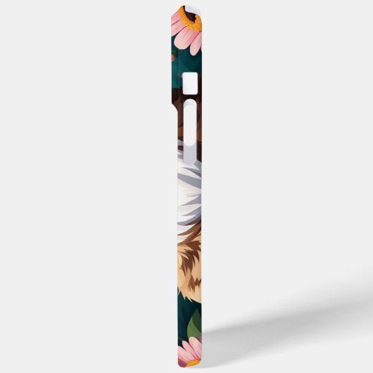 子猫と花 Case-Mate iPhoneケース (裏面 / 左)