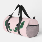 子猫と葉 ダッフルバッグ (右コーナー)