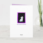 子猫と蝶のグリーティングカード カード (裏面)