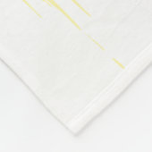 子猫と魚 フリースブランケット (角)