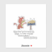 子猫とZoetropeステッカー シール (シート)