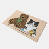 子猫なし ドアマット (アングル)