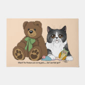 子猫なし ドアマット (正面)