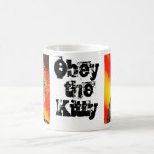 子猫に従って下さい コーヒーマグカップ (中央)