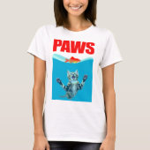 子猫のあくび/ジョーズ Tシャツ (正面)