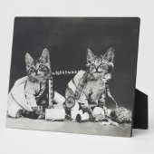 子猫のいたずら1914 フォトプラーク (側面)