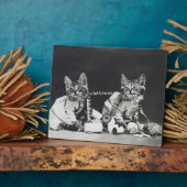 子猫のいたずら1914 フォトプラーク (側面)