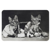 子猫のいたずら1914 マグネット (横)