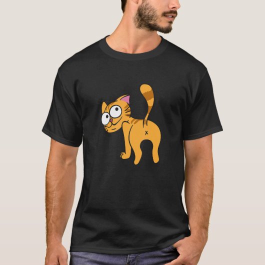 子猫のお尻 1 Tシャツ (正面)