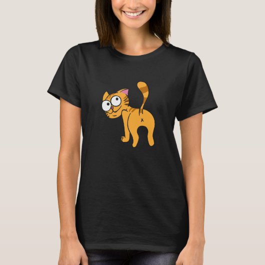 子猫のお尻 Tシャツ (正面)