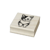 子猫のウッディーアートスタンプ ねこ好きさんに ラバースタンプ (スタンプ)