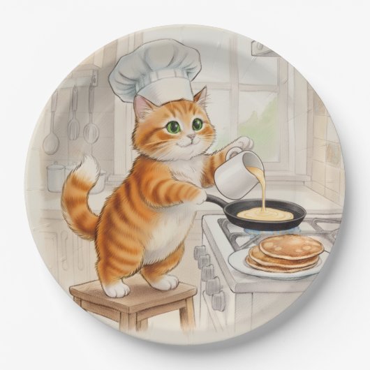 子猫のキッチン ペーパープレート (正面)