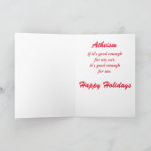 子猫のクリスマスカード シーズンカード (内部)