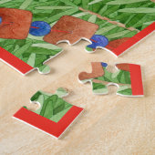 子猫のクリスマスツリー11"x14"パズル ジグソーパズル (側面)