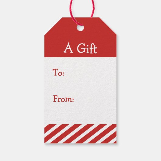 子猫のクリスマスプレゼント贈り物ラベル ギフトタグ (裏面)