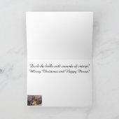 子猫のクリスマス カード (内部)