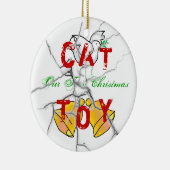 子猫のクリスマス セラミックオーナメント (右)