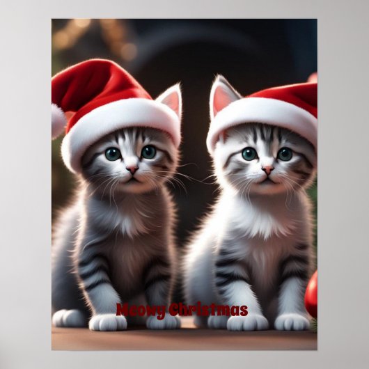 子猫のクリスマス ポスター (正面)
