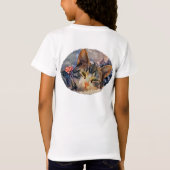 子猫のクリスマス Tシャツ (裏面)