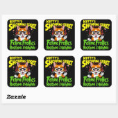 子猫のショッピングの輝き：楽しいコレクション スクエアシール (シート)