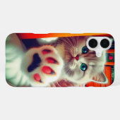 子猫のスマホケース iPhoneケース (裏面横)
