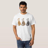 子猫のトリオのTシャツ Tシャツ (正面フル)