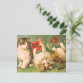 子猫のハガキ遊について ポストカード (スタンド正面)