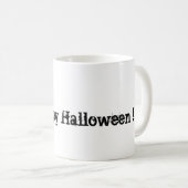 子猫のハロウィンのモダンなマグ コーヒーマグカップ (正面右)