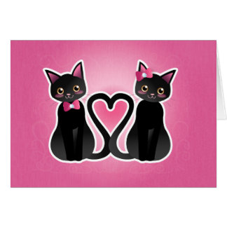 子猫のハート-木炭verカード