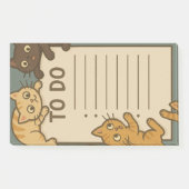 子猫のパッド To Do リスト ポストイット (正面)