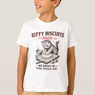 子猫のビスケットパン屋さん Tシャツ