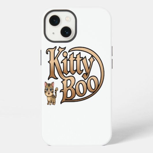 子猫のブー iPhoneケース (裏面)