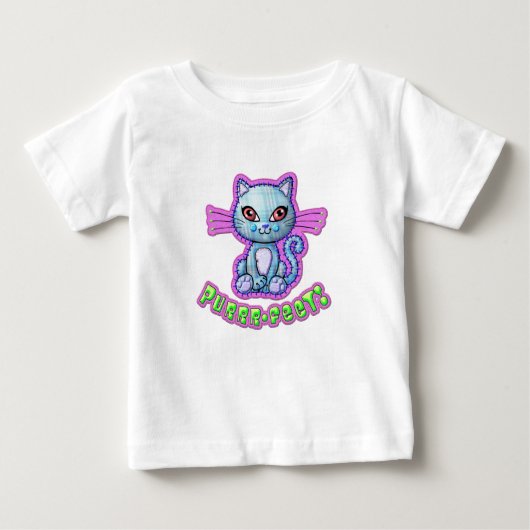 子猫のプチシャツ ベビーTシャツ (正面)