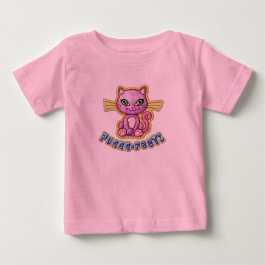 子猫のプチシャツ ベビーTシャツ (正面)