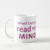 子猫のマインドコントロールのマグ コーヒーマグカップ (左)