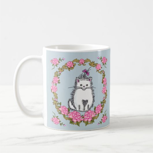 子猫のマグカップ コーヒーマグカップ (左)