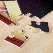 子猫のラフターのクローズアップ写真 ジグソーパズル (側面)