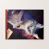 子猫のラフターのクローズアップ写真 ジグソーパズル (横)