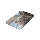 子猫のリラックス バスマット (アングル)