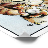 子猫のルイ・ワーインを飼っている父 ポスター (角)