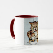 子猫のルイ・ワーインを飼っている父 マグカップ (正面左)