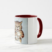 子猫のルイ・ワーインを飼っている父 マグカップ (正面右)